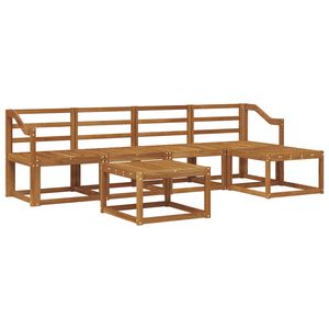 vidaXL Set vanjskih sofa 6 pcs Prirodna