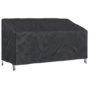 vidaXL Pokrivač za vrtnu klupu 185 x 85 x 65 / 94 cm 600D Oxford tkanina