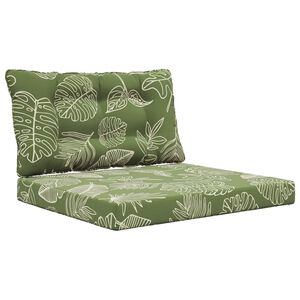 vidaXL Jastuk za vanjsku sofU Poliester Dizajn lista 80 x 68,5 cm