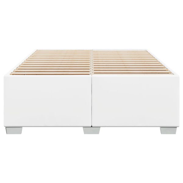 vidaXL Okvir za krevet bijela 140x190 cm od umjetne kože