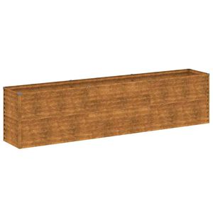 vidaXL Povi&scaron;ena vrtna gredica 291x50x69 cm Corten čelik