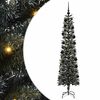 vidaXL Umjetno božićno drvce Zelena 210 cm PVC, Plastika i Čelik