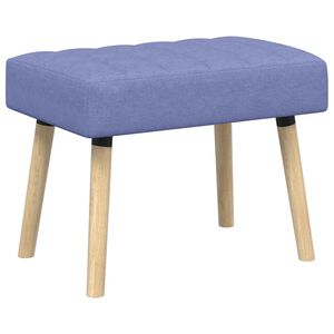 vidaXL Klupa s utorima Traper plava 60 x 40 x 45 cm Tkanina