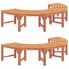 vidaXL Klupa pod drvetom 8 -Seater 2 kom. 160 x 80 x 45cm Prirodna