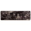 vidaXL Traka za tepih MARSA Crna 100 x 350 cm Poliester i PVC