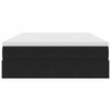 vidaXL Krevet s madracem i skladi&scaron;tem Crna 140 x 190 cm Bar&scaron;un