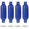 vidaXL Bokobrani za brod 4 kom plavi &Oslash; 11 x 40 cm PVC