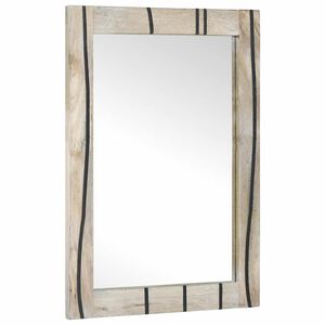 vidaXL Zrcalo za kupaonicu Bijela 50 x 2,5 x 70 cm Pravokutni