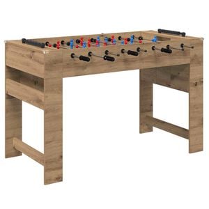 vidaXL Fuzbal Stol Zanatski Hrast 125 x 60,5 x 80 cm Konstruirano drvo