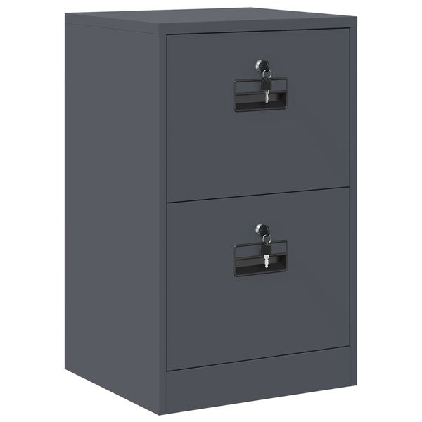 vidaXL Kabinet za datoteke s ladicama Antracit 44 x 50 x 106.5 cm