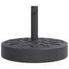vidaXL Baza suncobrana za stupove Ø 38/48 mm 25 kg okrugla