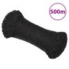 vidaXL Radno uže crni 8 mm 500 m od polipropilena