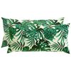vidaXL Presvlaka za jastuk 2 pcs HEERLEN Uzorak lista 40 x 80 cm