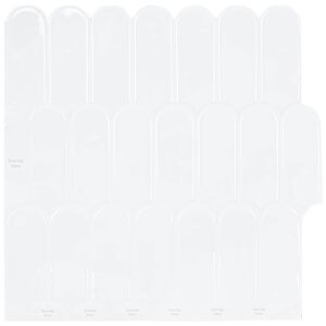 vidaXL Pernata pločica 50 pcs Bijela 30 x 30 cm Poliuretan i PET