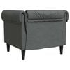 vidaXL Sofa Tamno siva 78,5 x 74,5 x 74,5 cm Poliester