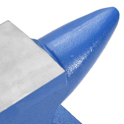 vidaXL Nakovanj plavi 10,9 kg od lijevanog željeza
