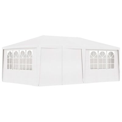 vidaXL Profesionalni šator za zabave 4 x 6 m bijeli 90 g/m²