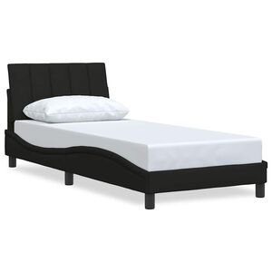 vidaXL Okvir za krevet bez madraca Hanko crni 80x200cm od tkanine