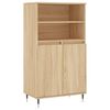 vidaXL Visoka komoda hrasta sonome 60x36x110 cm od konstruiranog drva