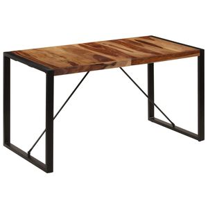 vidaXL Blagovaonski stol od masivnog drva akacije 140 x 70 x 75 cm
