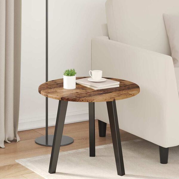 vidaXL Gornji dio stola Staro drvo 50 x 50 x 1,5 cm Konstruirano drvo