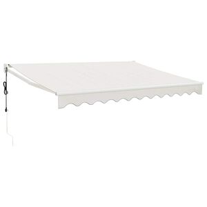 vidaXL Automatska tenda na uvlačenje krem 3 x 2,5 m