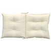 vidaXL Jastuci za vrtne stolice 2 kom krem 100 x 50 x 7 cm od tkanine