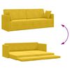 vidaXL Podni kauč na razvlačenje 200cm Žuta Bar&scaron;un