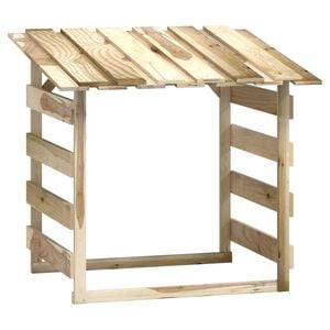 vidaXL Pergola s krovom 100 x 90 x 100 cm od impregnirane borovine
