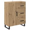 vidaXL Highboard s ladicama 2 pcs Umjetnički hrast Konstruirano drvo