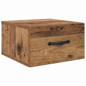 vidaXL Noćni ormar Staro drvo 35 x 35 x 20 cm Konstruirano drvo