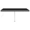 vidaXL Samostojeća automatska tenda 500 x 350 cm antracit