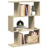 vidaXL Pregrada / regal za knjige 3 razina hrast 70x24x97 cm drveni