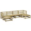 vidaXL 6-dijelni set vrtnih sofa od impregnirane borovine