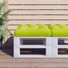 vidaXL Jastuk za palete jarkozeleni 50 x 50 x 12 cm od tkanine