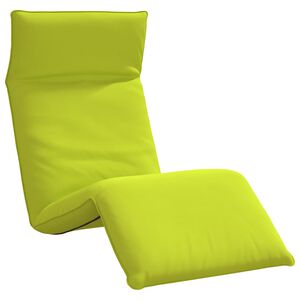vidaXL Sklopiva ležaljka za sunčanje svijetlo zelena 175x54x8,5 cm Oxford tkanina