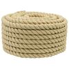 vidaXL Konopac za čamce 18 mm 25 m Prirodna