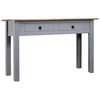 vidaXL Konzolni stol od borovine sivi 110x40x72 cm asortiman Panama