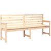 vidaXL Vrtna klupa 203,5x48x91,5 cm od masivne borovine
