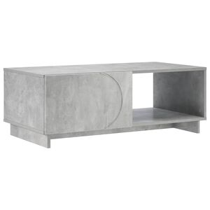 vidaXL Stolić za kavu Betonska siva 95 x 50,5 x 35 cm