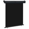vidaXL Balkonska bočna tenda 145 x 250 cm crna