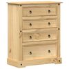 vidaXL Ladičar Corona 92 x 48 x 114 cm od masivne borovine