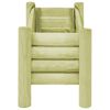 vidaXL Povišena vrtna gredica od impregnirane borovine 120x40x42 cm