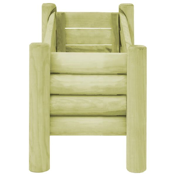 vidaXL Povišena vrtna gredica od impregnirane borovine 120x40x42 cm