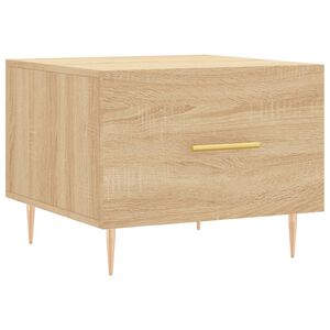 vidaXL Stolić za kavu boja hrasta 50 x 50 x 40 cm konstruirano drvo