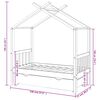 vidaXL Okvir za dječji krevet s ladicom 70x140 cm od masivne borovine