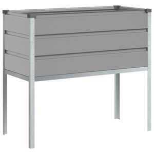 vidaXL Sadilica Svijetlo siva 100 x 45 x 90 cm Cinkani čelik