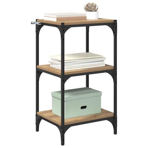 vidaXL Ormarić za knjige hrast artisan 40 x 33 x 70,5 cm