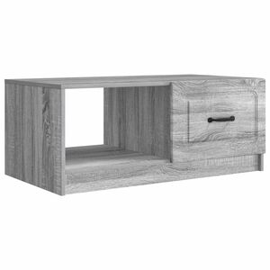 vidaXL Kava Stol Siva sonoma 90 x 50 x 37 cm Konstruirano drvo