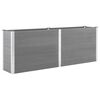 vidaXL Vrtna posuda za sadnju 250 x 50 x 91 cm WPC siva